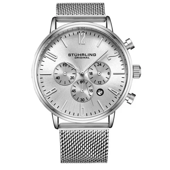 Stuhrling Original | Accessories | Stuhrling Monaco Silver  display picture 3